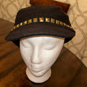 CABBIE‎ BLACK WOOL CAP
